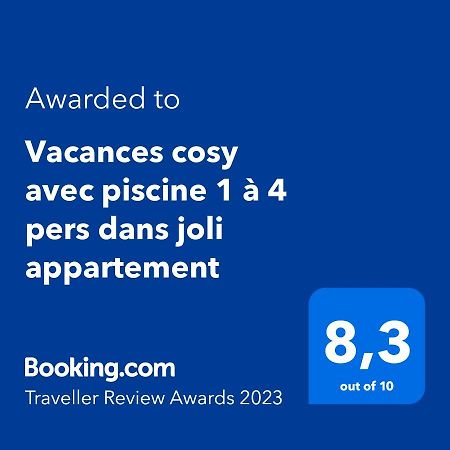 Vacances Avec Piscine Et Entree Autonome Dans Jolie Appartement Jusqu'A 4 Personnes Sérignan المظهر الخارجي الصورة